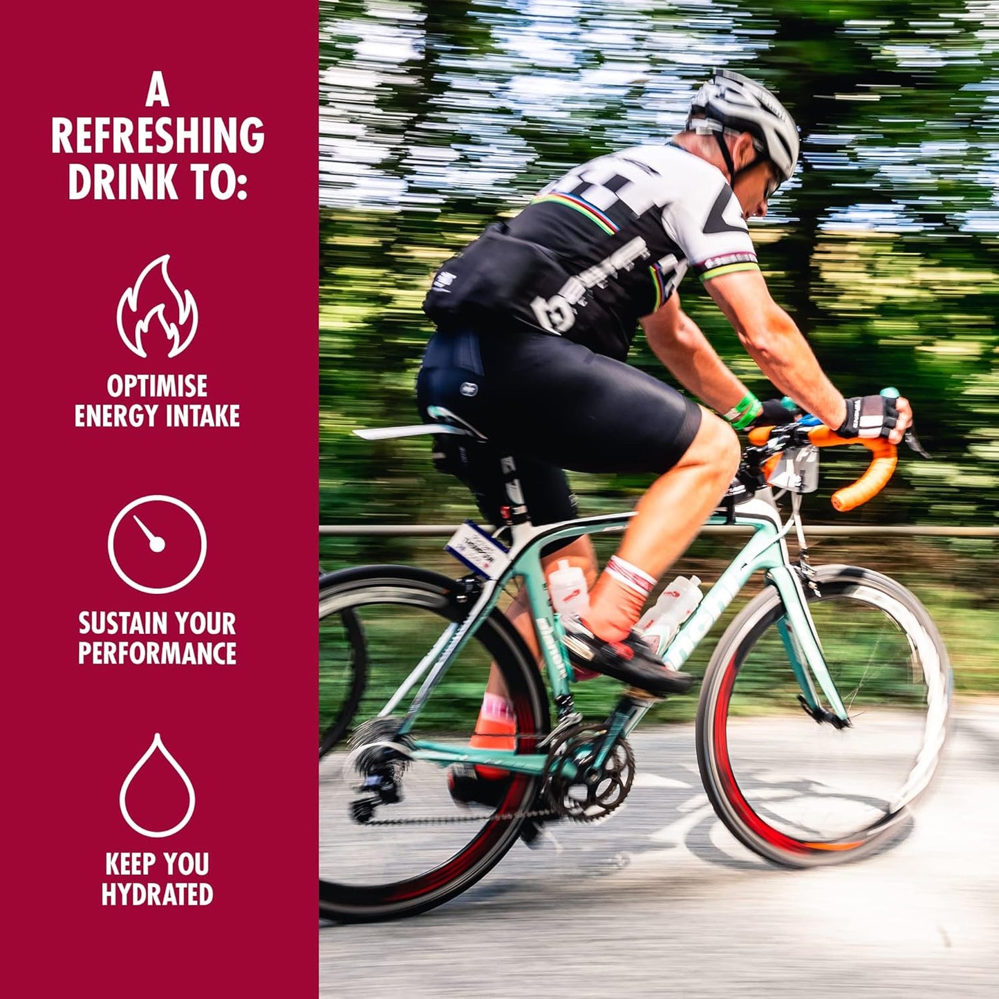 HIGH5 Energy Drink - Electrolytes Sport Energy Drink Powder - Isotonic Drink with 2:1 Fructose - Hydration for Running, Cycling, Endurance Fuel - Natural Flavours, Vegan (Berry, 2.2kg - 46 Servings)