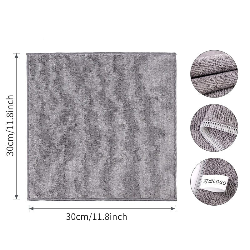 AIDEA Microfibre Cloth 12 Pack,Reusable Kitchen Microfibre Cleaning Towels Dish Cloths,Lint Free Washable Duster Rags Cloth for Home,Windows,Car,Motorbike,30 x 30 cm