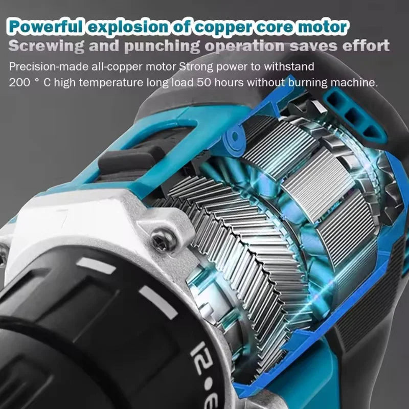Makita DDF487 wireless drill impact screwdriver brushless charging tool