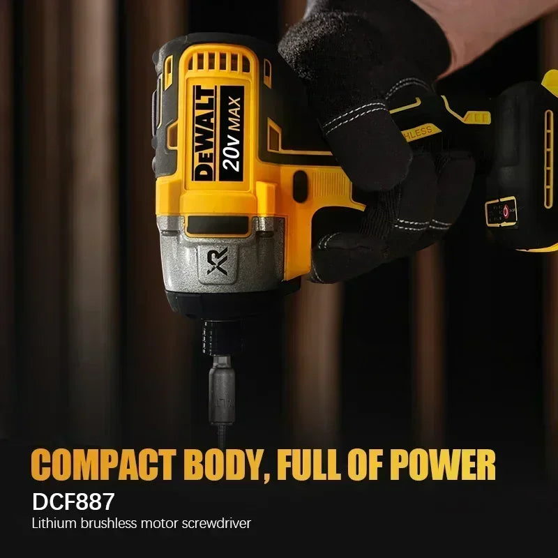 DEWALT DCF887 20V Brushless Impact Driver – Cordless Electric Screwdriver Drill