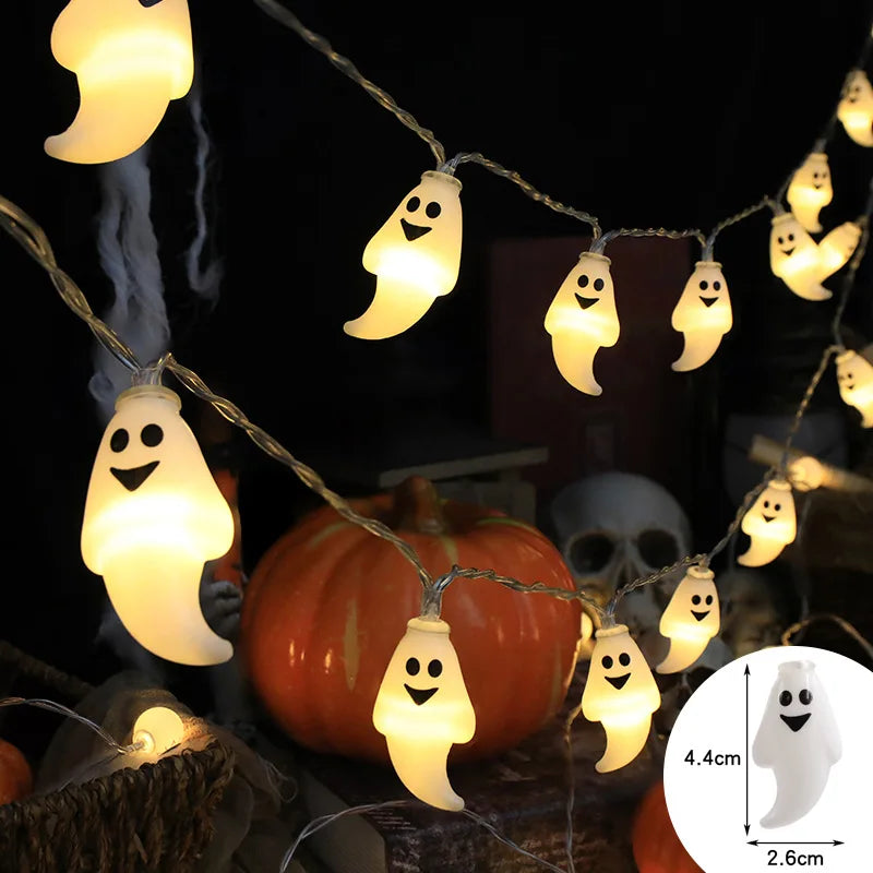 20 String Lights Halloween Pumpkin LED Decoration House Party