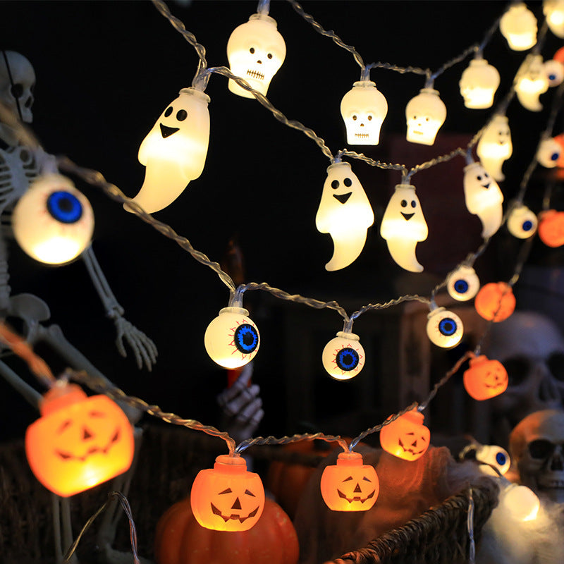 20 String Lights Halloween Pumpkin LED Decoration House Party