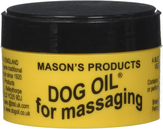 "Mason's Dog Oil 100g – Soothing Massage Oil for Dogs & Pets | Natural Relief for Muscles & Joints"