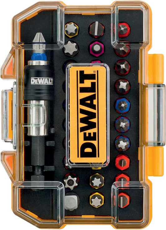 DEWALT DT7969-QZ, 32 Piece XR Professional Magnetic Screwdriver Bit Accessory Set, Yellow