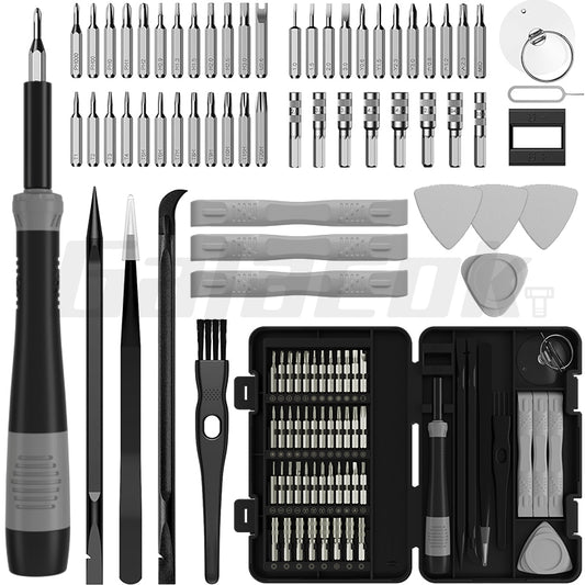 59Pcs Small Precision Screwdriver Set with Torx T5, T6, T8, Mini Repair Tool Kit for MacBook, Computer, Laptop, iPhone, PS4 PS5, Xbox, Switch, Eyeglasses, Watch, PC, Ring Doorbell, Electronic
