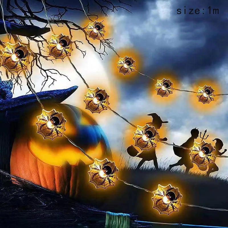 20 String Lights Halloween Pumpkin LED Decoration House Party